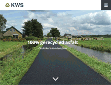 Tablet Screenshot of kws.nl